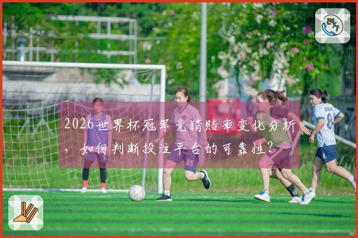 2026世界杯冠军竞猜赔率变化分析，如何判断投注平台的可靠性？